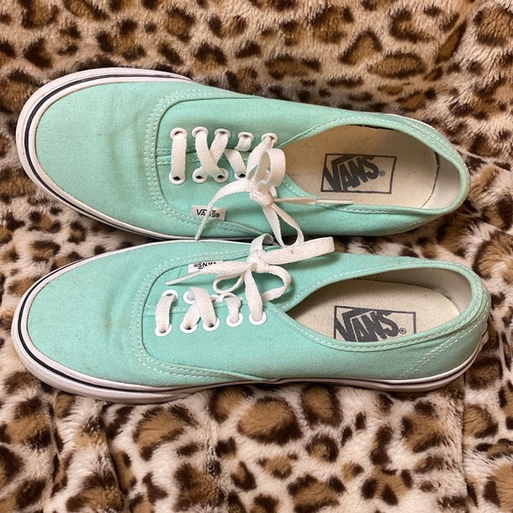 Vans Authentic Mint Green Shoes, Mens 7.5/Womens 9 - Picture 7 of 8